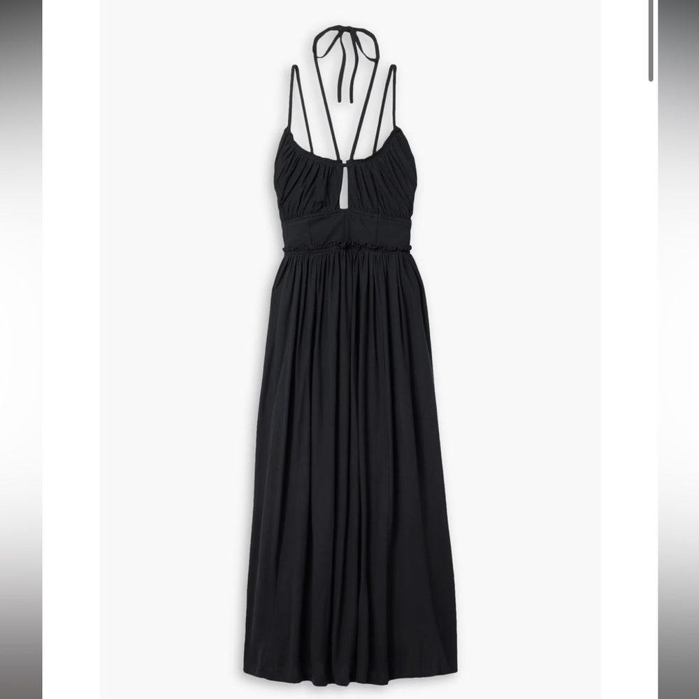 Ulla Johnson Freya Cutout Cotton-Jersey Midi Dress